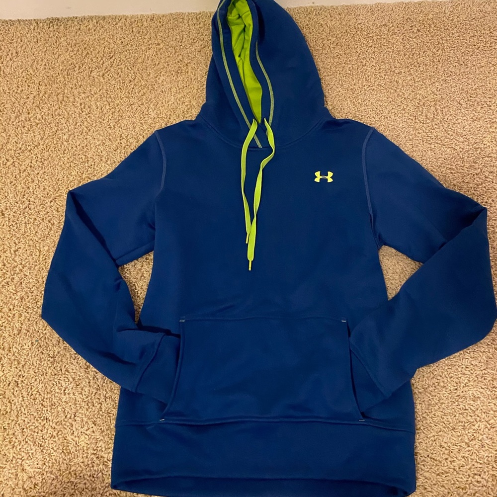 Under Armour Blue Hooded Sweatshirt